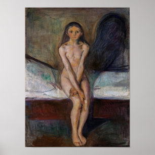 Póster Edvard Munch - Pubertad