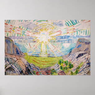 Póster Edvard Munch - The Sun 1910