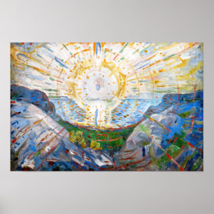 Póster Edvard Munch - The Sun 1912