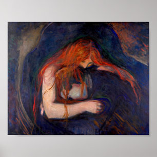 Póster Edvard Munch - Vampiro / Amor y Dolor