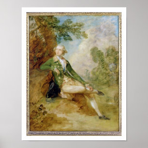 Póster Edward Augustus, duque de Kent, c.1787 (aceite sob