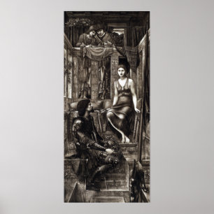 Póster Edward Burne-Jones King Cophetua y el mendigo