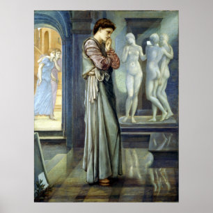 Póster Edward Burne-Jones Pygmalion