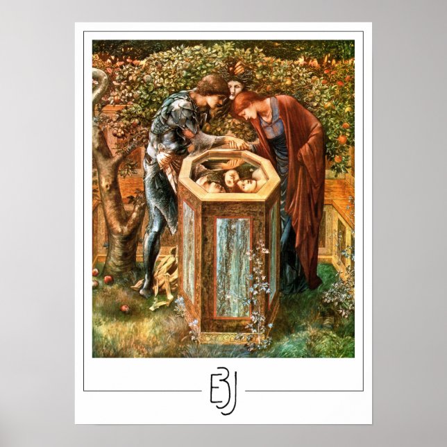 Póster Edward Burne-Jones Zedign Art Poster #160 (Frente)