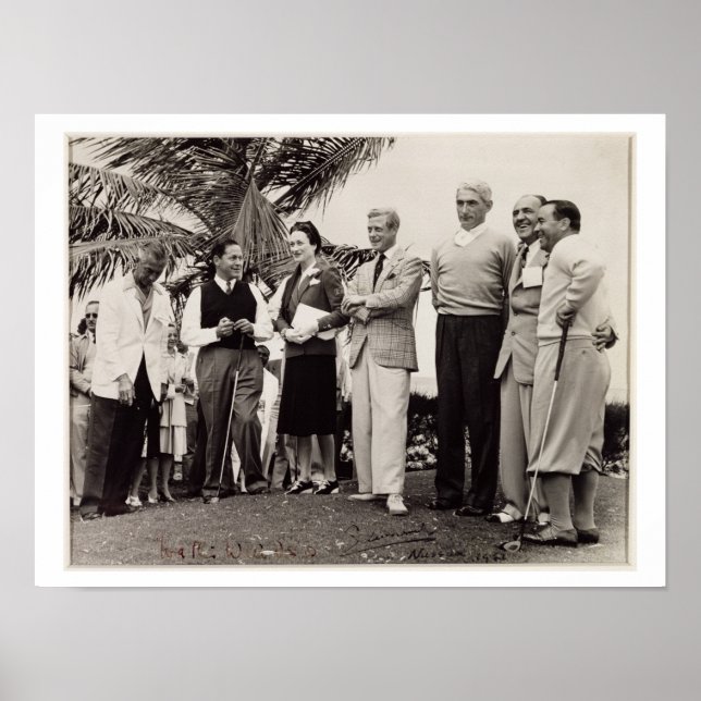 Póster Edward, Duke of Windsor (1894-1972) y Wallis, Du (Frente)