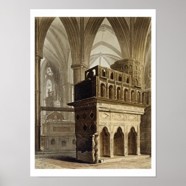 Póster Edward el Monumento al Confesor, plato M de 'Wes (Frente)
