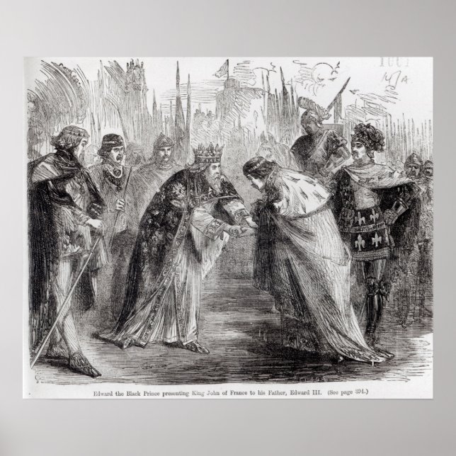 Póster Edward el Príncipe Negro (Frente)