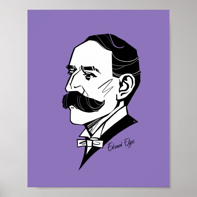 Póster Edward Elgar (Frente)