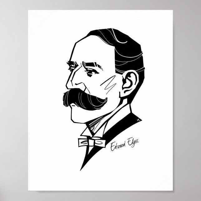 Póster Edward Elgar (Frente)