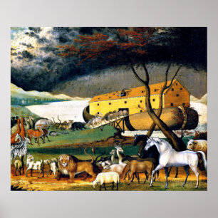 Póster Edward Hicks - El Arca de Noah