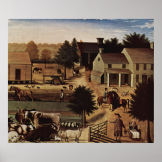 Póster Edward Hicks Residencia de David Twining