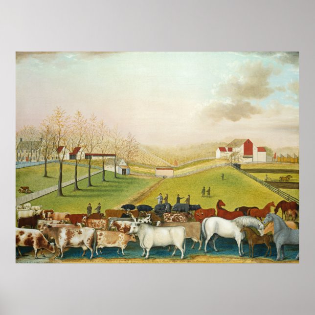 Póster Edward Hicks - The Cornell Farm (Frente)