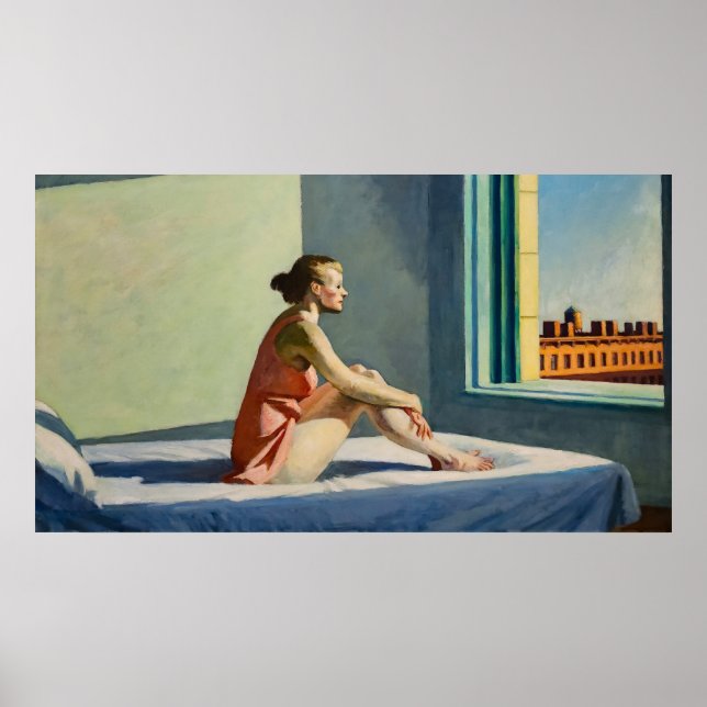 Póster Edward Hopper Chica Wall Art Design Poster (Frente)
