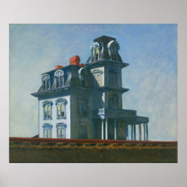 Póster Edward Hopper House en el Ferrocarril