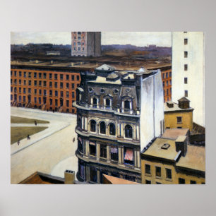 Póster Edward Hopper La ciudad 13"x17"