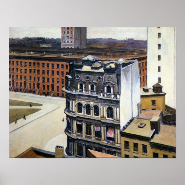 Póster Edward Hopper The City 13"x17" (Frente)