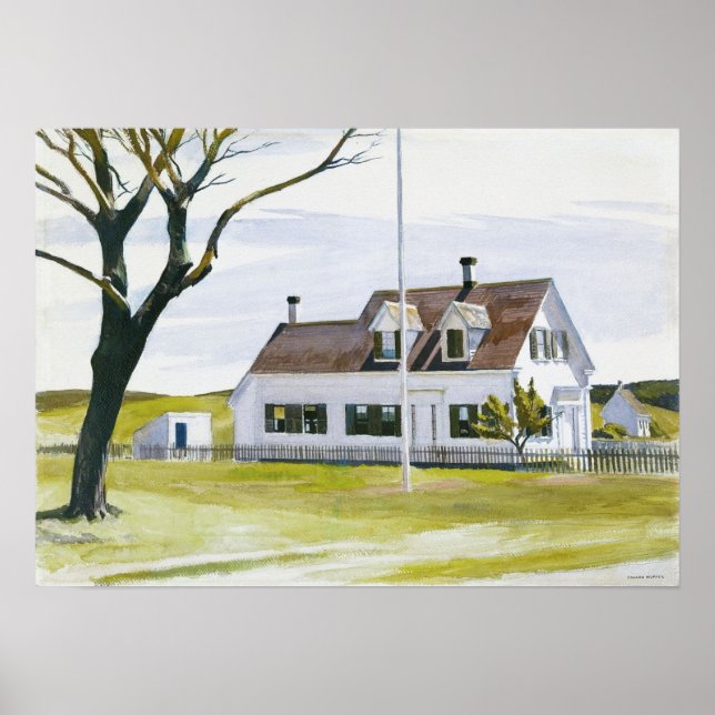 Póster Edward Hopper Wall Art Design Poster (Frente)