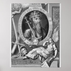 Póster Edward III (1312-77) King of England from 1327, af