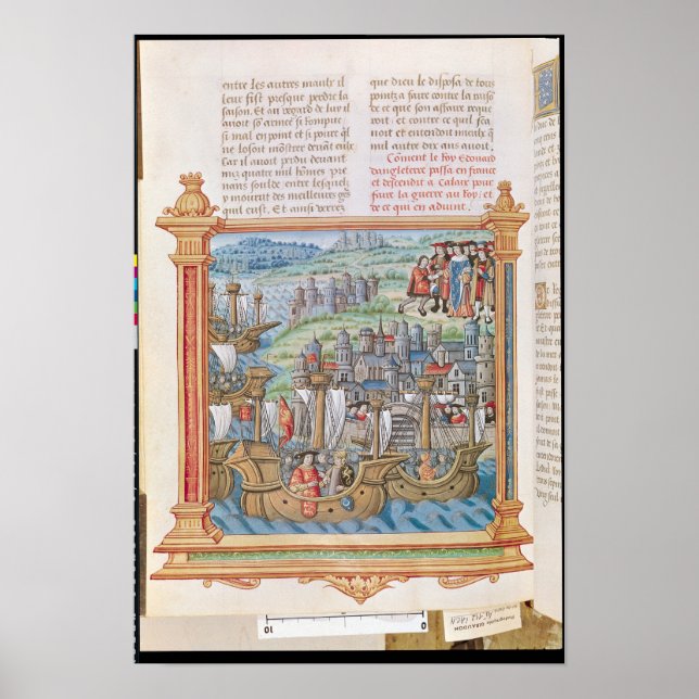 Póster Edward IV of England landing in Calais (Frente)