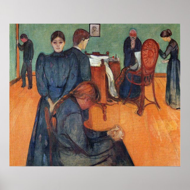 Póster Edward Munch Art Painting (Frente)