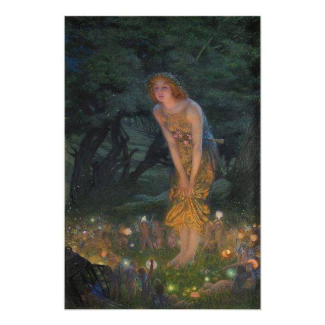 Póster Edward Robert Hughes Midsummer Eve CC0353 (Anverso)