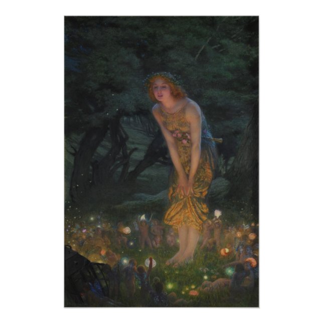 Póster Edward Robert Hughes Midsummer Eve CC0353 (Anverso)