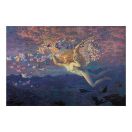 Póster Edward Robert Hughes Wings de la mañana CC0798