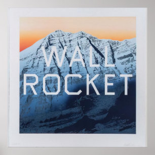 Póster Edward Ruscha - Cohete de pared - 2013
