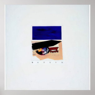 Póster Edward Ruscha - Dublín - 1960