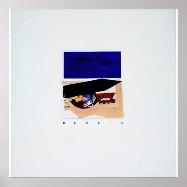 Póster Edward Ruscha - Dublín - 1960 (Frente)