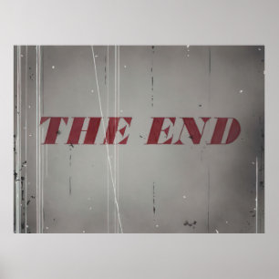 Póster Edward Ruscha - El Fin - 1997