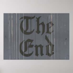 Póster Edward Ruscha - El fin final - 1991