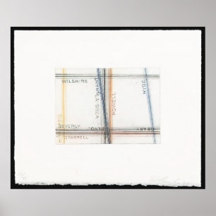 Póster Edward Ruscha - Grant (de Los Francisco San Ange