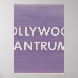 Póster Edward Ruscha - Hollywood Tantrum - 1979