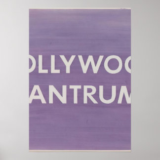 Póster Edward Ruscha - Hollywood Tantrum - 1979