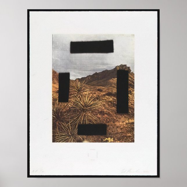 Póster Edward Ruscha - Lazo alrededor de tu cuello (Count (Frente)
