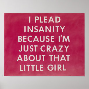 Póster Edward Ruscha - Me declaro loco porque simplemente