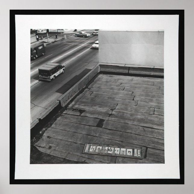 Póster Edward Ruscha - Rooftop (Rooftops Series #2) - Pop (Frente)