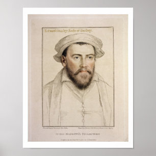 Póster Edward Stanley Earle of Darby (1508-1572) engraved