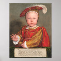 Edward VI - Poster Bella Artes de Hans Holbein