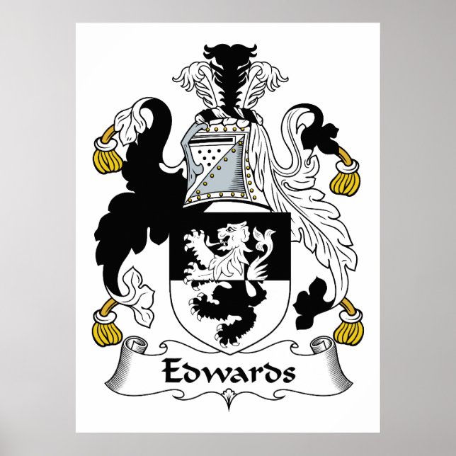 Póster Edwards Family Crest (Frente)