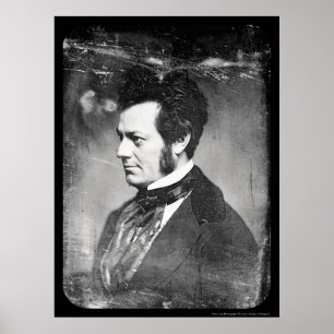 Póster Edwin Forrest Daguerreotype 1852