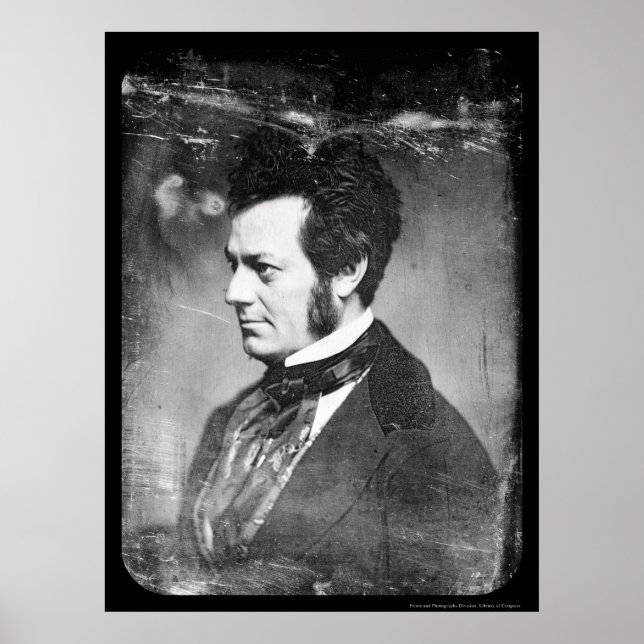 Póster Edwin Forrest Daguerreotype 1852 (Frente)