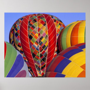 Póster EE. UU., Arizona, Val Vista. Colorido globo aerost