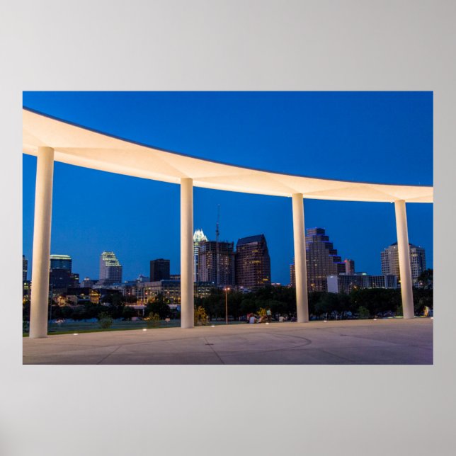 Póster EE.UU., Austin, Texas, EE.UU., Texas, Austin (Frente)
