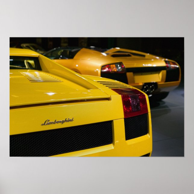 Póster EE.UU., California, Los Ángeles Auto 2 (Frente)