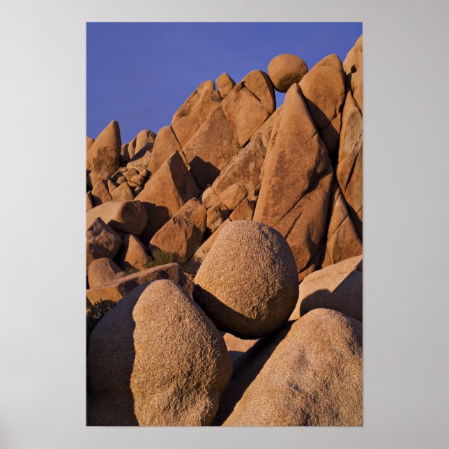 Póster EE. UU., California, Parque Nacional Joshua Tree. (Frente)