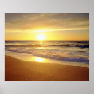 Póster EE. UU., California, San Diego. La Jolla Shores