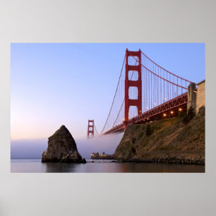 Póster EE. UU., California, San Francisco. Golden Gate 3