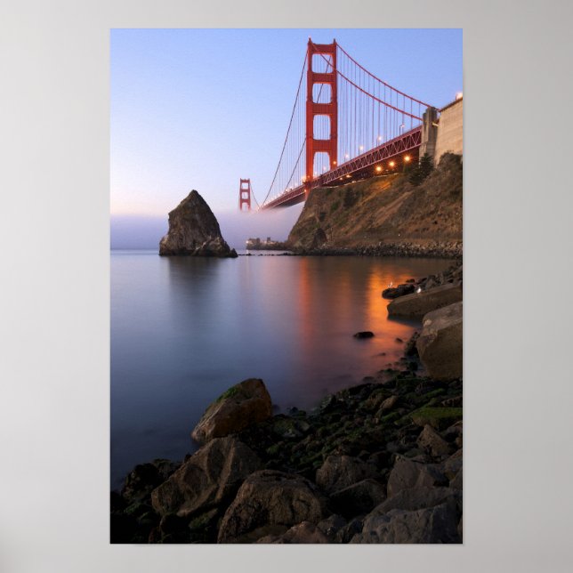 Póster EE.UU., California, San Francisco. Puerta Dorada (Frente)